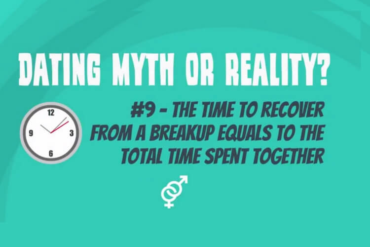 #Video – Dating myth or reality? – The time to recover from a breakup equals to the total time spent together