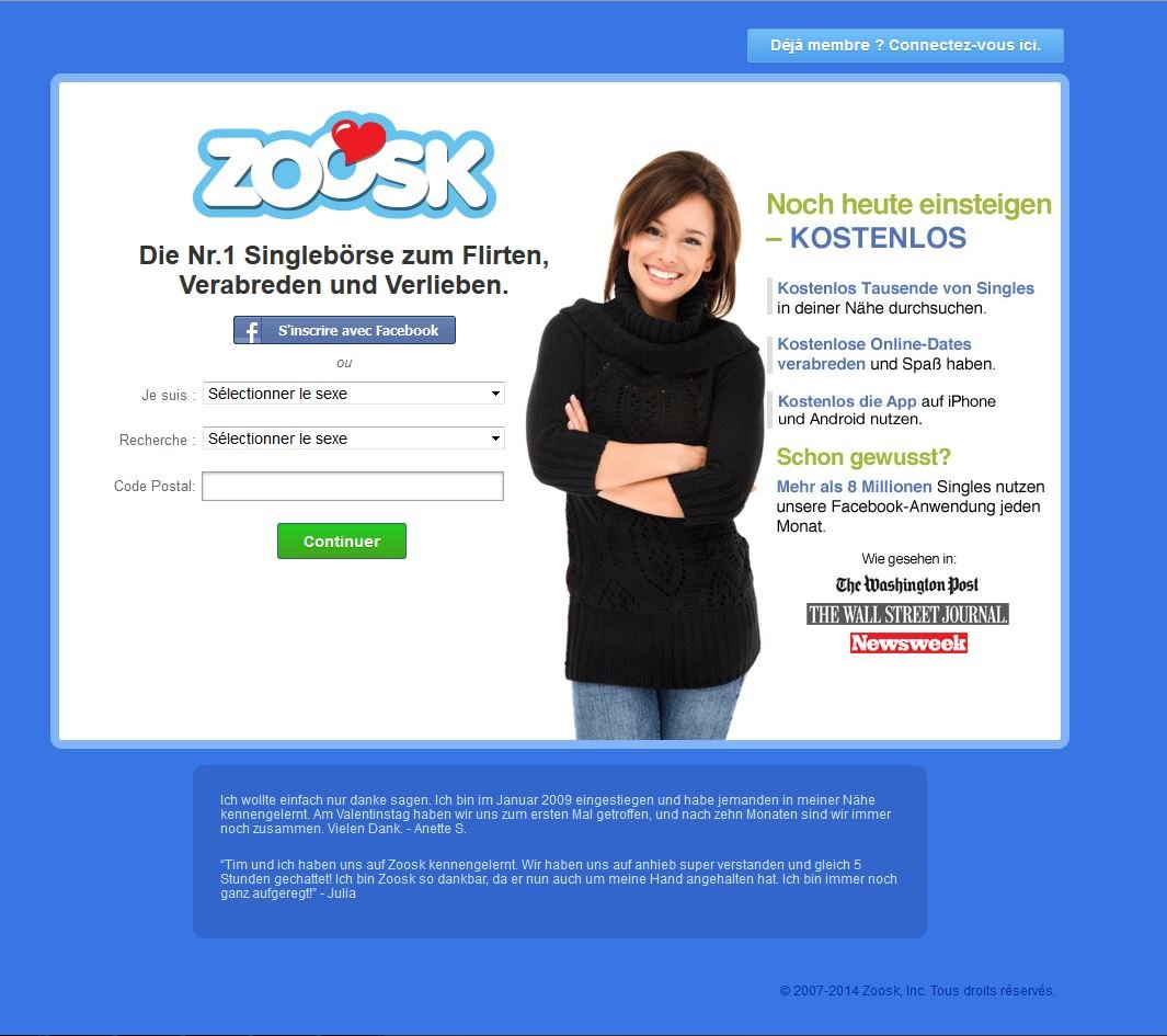 Ähnliche Dating-Website wie Zoosk
