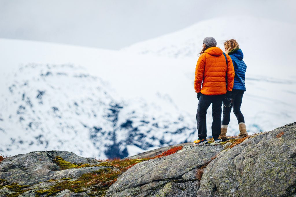 happy Norwegian couple