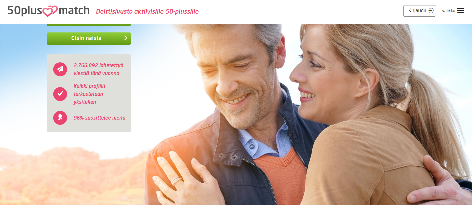 Treffisivustot: 50plusmatch