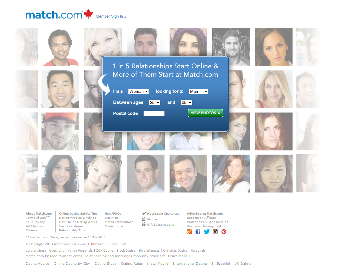 How match dating site works