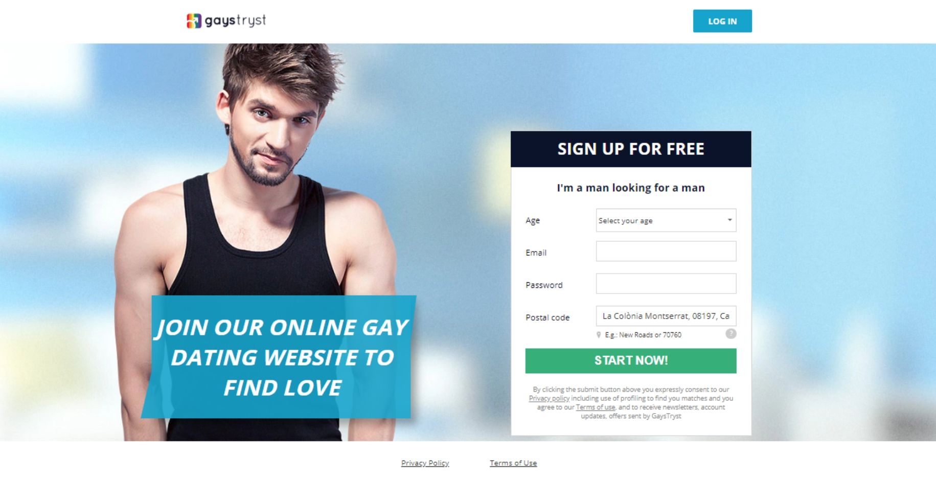 gaystryst free registration