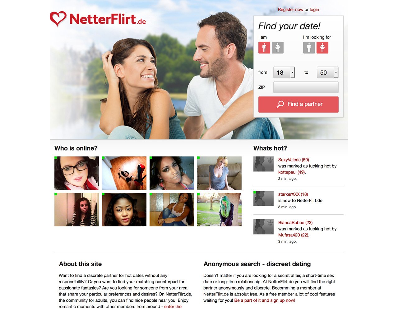 Kostenlose online-dating-sites für erwachsene